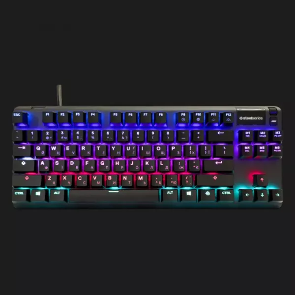 Клавіатура механічна SteelSeries Apex 7 TKL (Red Switch) (64646) (UA)