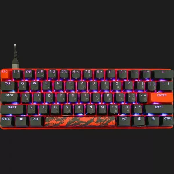 Клавіатура оптична SteelSeries Apex 9 TKL OptiPoint Mini (64853) (UA)
