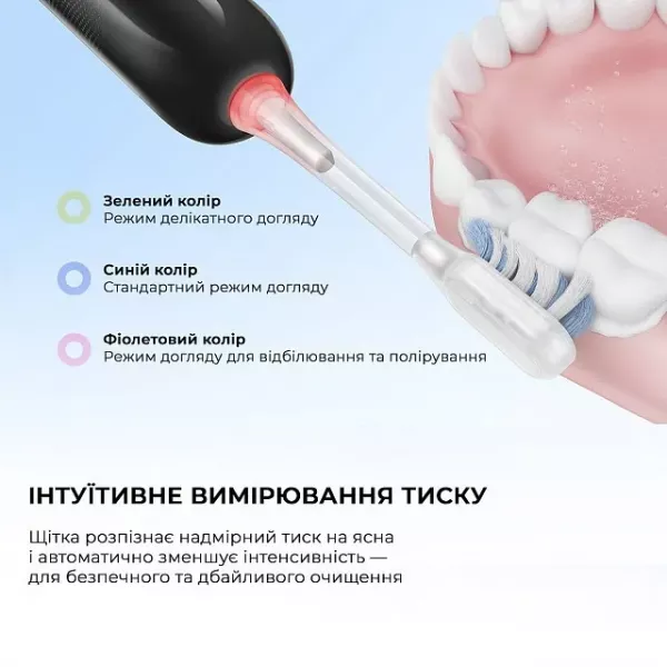 Зубна електрощітка Mova Fresh (Black)