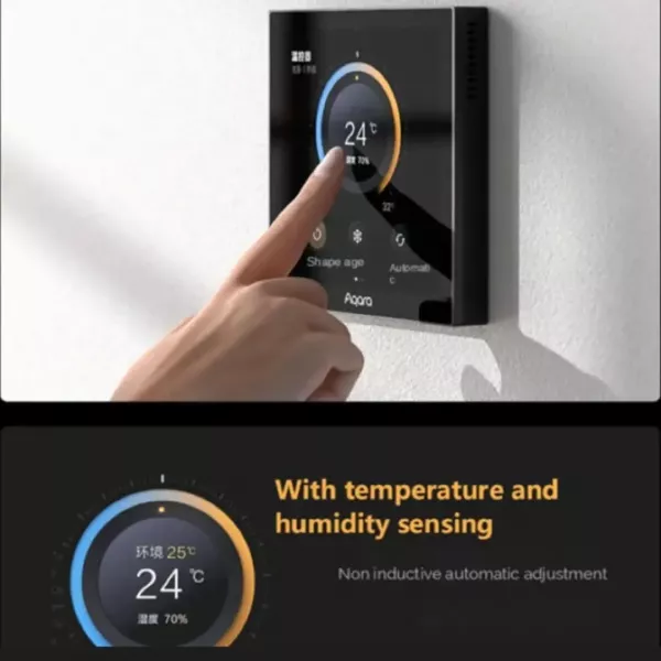 Розумний термостат Aqara S3 Smart Thermostat Panel (Grаy) (CN)