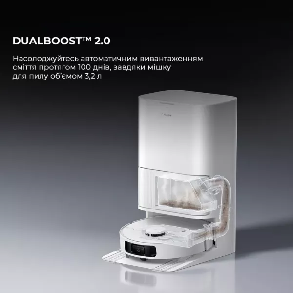 Робот-пилосос Dreame Bot D20 Ultra (White)
