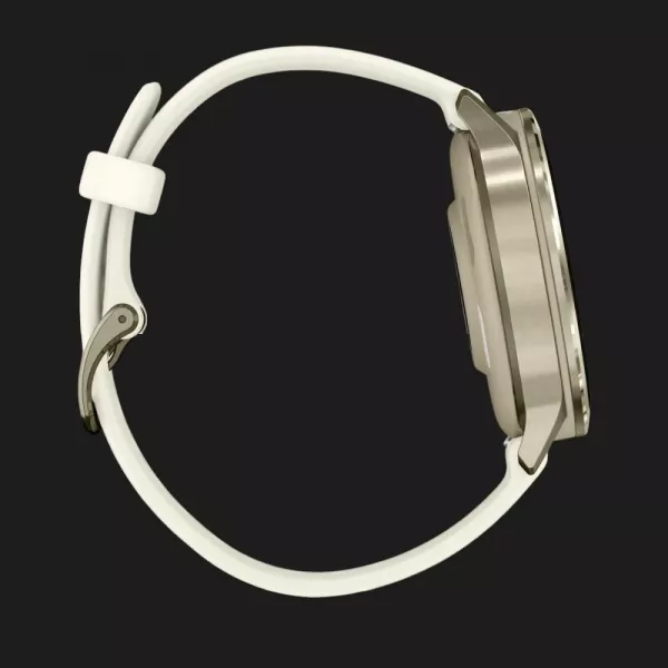 Garmin Venu 4 41mm Lunar Gold with Bone Silicone Band