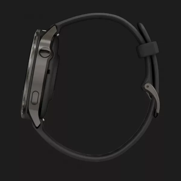 Garmin Venu 4 41mm Slate with Black Silicone Band