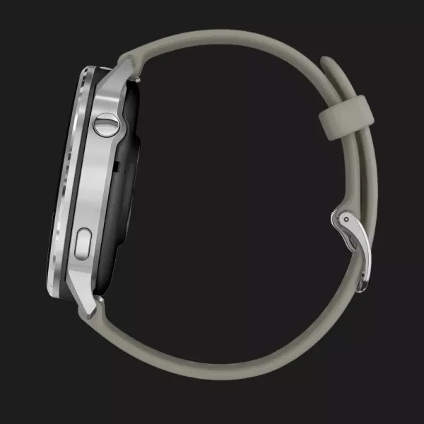 Garmin Venu 4 45mm Silver with Silver Gray Silicone Band