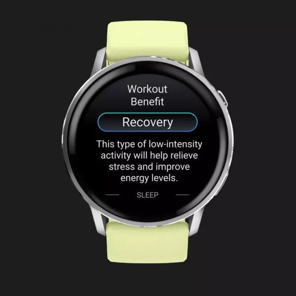 Garmin Venu 4 45mm Silver with Citron Silicone Band