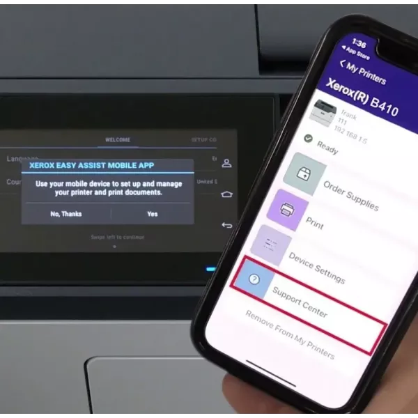 Принтер лазерний Xerox VersaLink B410 (B410V_DN) (White)