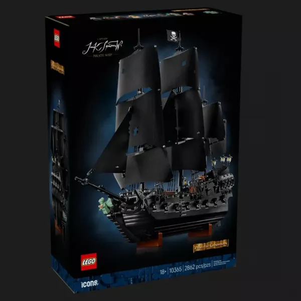 Конструктор LEGO Icons Піратський корабель капітана Джека Горобця (10365)