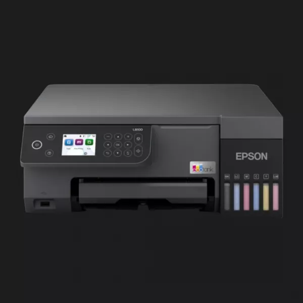 БФП cтруменевий Epson EcoTank L8100 (Black) (C11CK94401)
