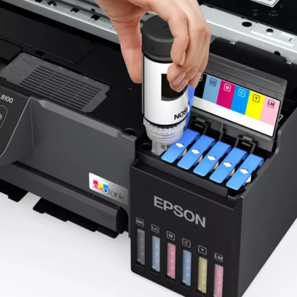 БФП cтруменевий Epson EcoTank L8100 (Black) (C11CK94401)