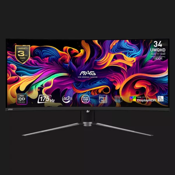 Монітор MSI 34" MAG 341CQP QD-OLED 175Hz (UA)