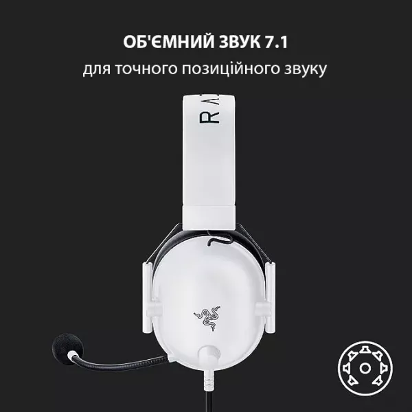 Ігрова гарнітура Razer Blackshark V2 X (White) (RZ04-03240700-R3M1) (EU)