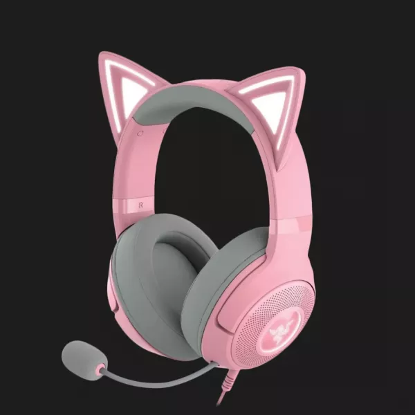Ігрова гарнітура RAZER Kraken Kitty V2 (Quartz) (RZ04-04730200-R3M1) (Standard)