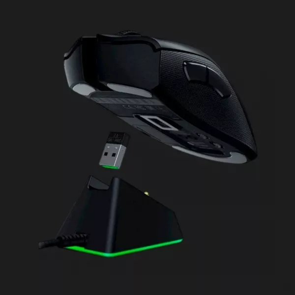 Ігрова миша Razer DeathAdder V2 PRO Wireless Mouse Dock (RZ01-03350400-R3G1) (EU)