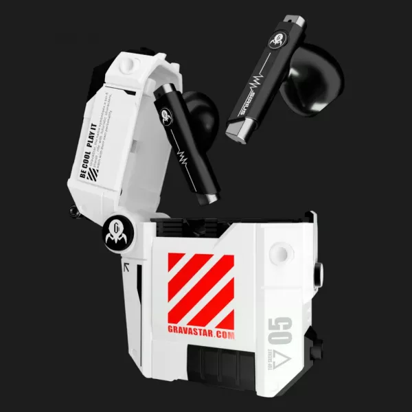 Навушники TWS Gravastar Sirius P5 Defense Mecha (White)
