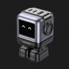 Блок живлення UGREEN CD361 65W Nexode Robot GaN Tech USB + 2 x USB Type-C (Gray)