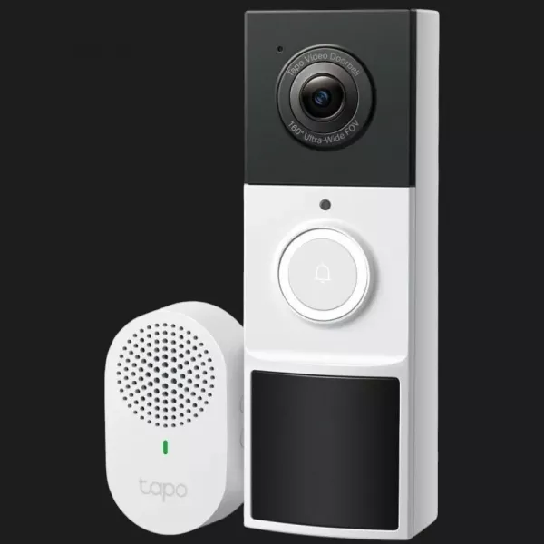 Розумний відеодзвоник з акумулятором TP-LINK Tapo D210 (White/Black)