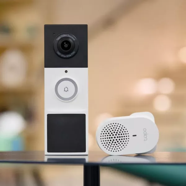 Розумний відеодзвоник з акумулятором TP-LINK Tapo D210 (White/Black)