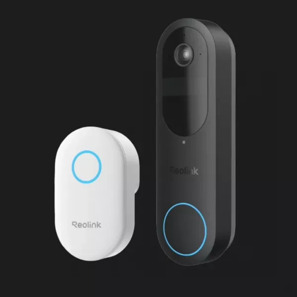 Відеодзвінок Reolink D340B (Video Doorbell Wi-Fi/АКБ) (Black)