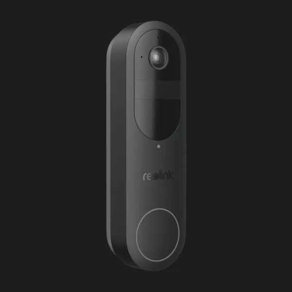 Відеодзвінок Reolink D340B (Video Doorbell Wi-Fi/АКБ) (Black)
