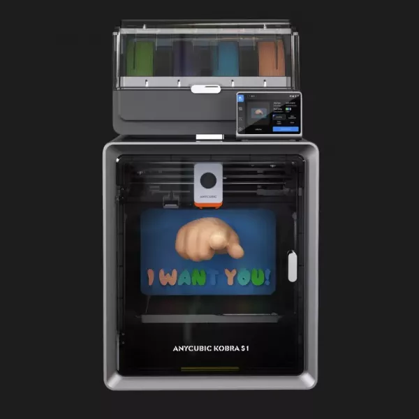 3D-принтер Anycubic Kobra S1 Combo (Black)