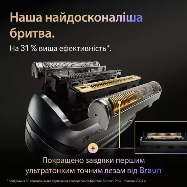Електрична бритва Braun Series 9 Pro+ 9615s Wet&Dry (Titanium)