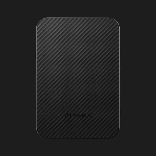 Зарядний пристрій Power Bank Pitaka Aramid Fiber Magnetic Qi2 (5000mAh) (Twill Black/Gray)