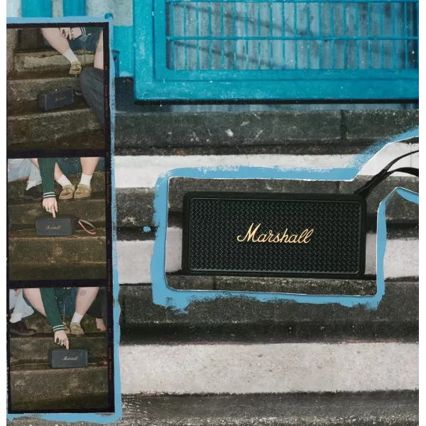 Акустика Marshall Portable Speaker Middleton II (Black and Brass)