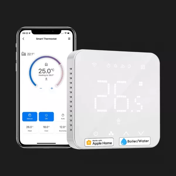 Розумний Wi-Fi термостат (водяне опалення) Meross MTS200BHK (EU)