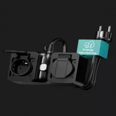 Смарт розетка вулична Meross MOP320HK-EU (сумісна з Matter) (Black)