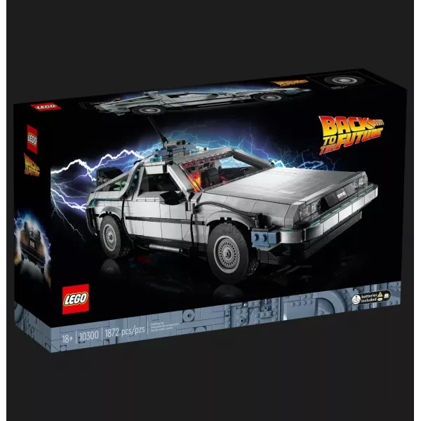 Конструктор LEGO Icons Машина часу з фільму «Назад у майбутнє» (10300)