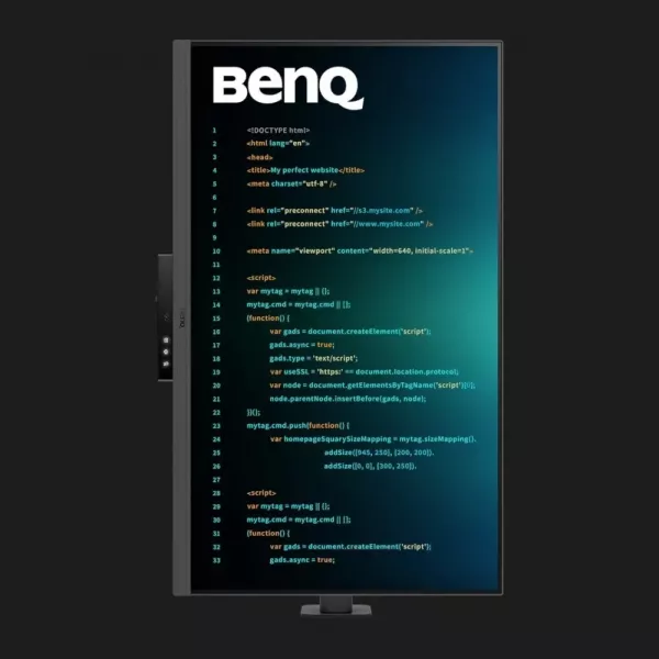 Монітор BenQ 31.5" RD320UA IPS 60Hz 9H.LMTLA.TBE (UA)