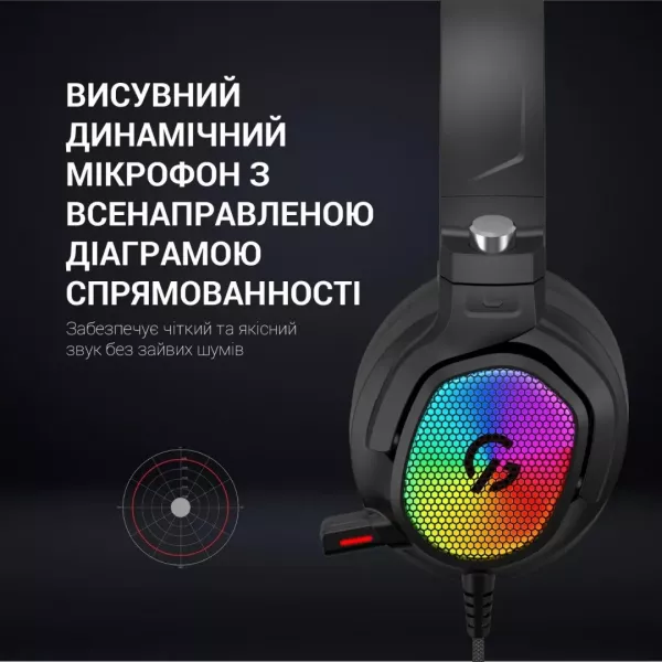 Ігрова гарнітура Gamepro HS1300 (Black) (UA)