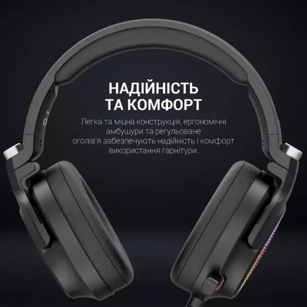 Ігрова гарнітура Gamepro HS1300 (Black) (UA)