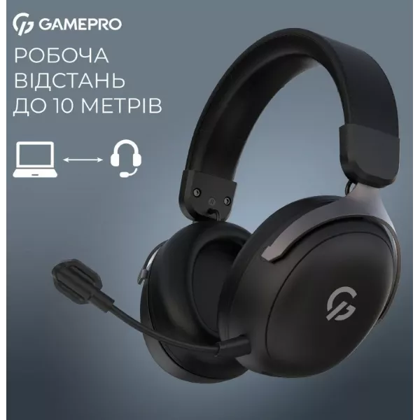 Ігрова гарнітура Gamepro HSW201B (Black) (UA)