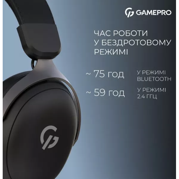 Ігрова гарнітура Gamepro HSW201B (Black) (UA)