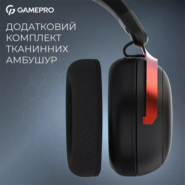 Ігрова гарнітура Gamepro HSW201BR (Black/Red) (UA)