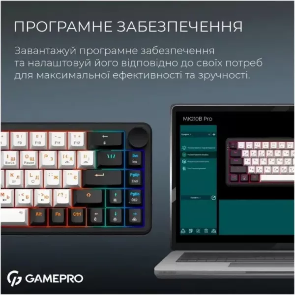 Клавіатура GamePro Asgard Valhalla (MK210B Pro) (Black) (UA)