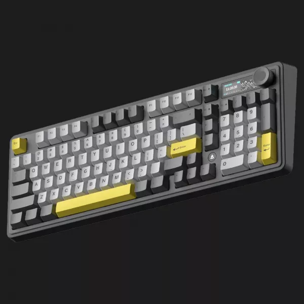 Клавіатура ігрова Ajazz AK980 (Black/Gray/Yellow) (AK980-CS-BGY) (UA)