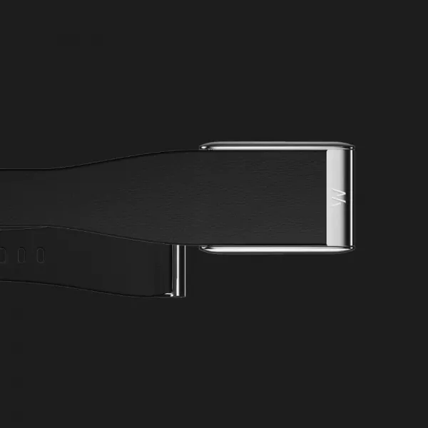 Ремінець Whoop LeatherLuxe Band для Whoop 5.0 (Black with Titanium) (Size L)