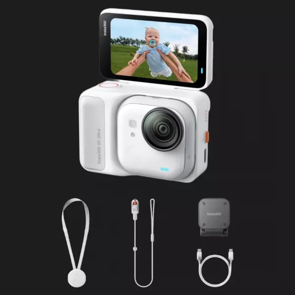 Екшн-камера Insta360 GO Ultra Arctic White Standard Bundle